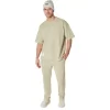 SCHWERES, LOCKERES T-SHIRT MIT TASCHEN SCHWERES, LOCKERES T-SHIRT MIT TASCHEN