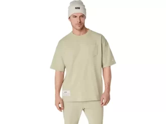 SCHWERES, LOCKERES T-SHIRT MIT TASCHEN