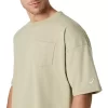 SCHWERES, LOCKERES T-SHIRT MIT TASCHEN SCHWERES, LOCKERES T-SHIRT MIT TASCHEN