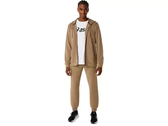 SWEAT-KAPUZENPULLOVER MIT DURCHGEHENDEM REISSVERSCHLUSS