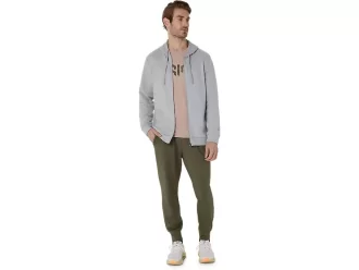 SWEAT-KAPUZENPULLOVER MIT DURCHGEHENDEM REISSVERSCHLUSS