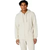 SWEAT-KAPUZENPULLOVER MIT DURCHGEHENDEM REISSVERSCHLUSS