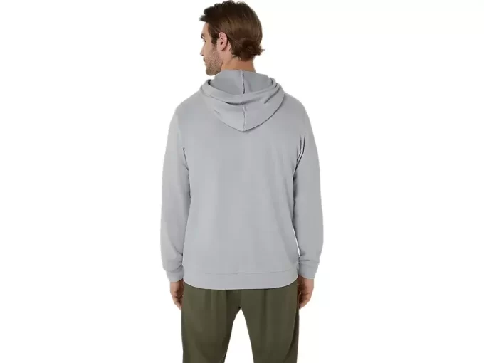 SWEAT-KAPUZENPULLOVER MIT DURCHGEHENDEM REISSVERSCHLUSS