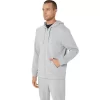 SWEAT-KAPUZENPULLOVER MIT DURCHGEHENDEM REISSVERSCHLUSS