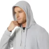 SWEAT-KAPUZENPULLOVER MIT DURCHGEHENDEM REISSVERSCHLUSS