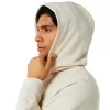 SWEAT-KAPUZENPULLOVER MIT DURCHGEHENDEM REISSVERSCHLUSS