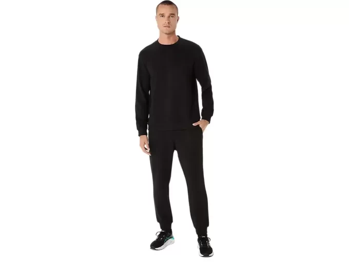 SWEATSHIRT MIT RUNDHALSAUSSCHNITT
