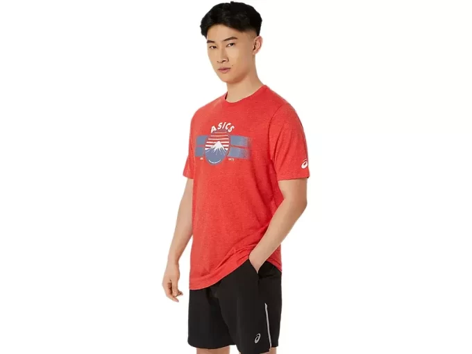UNISEX ASICS EST 1977 MOUNTAIN T-SHIRT