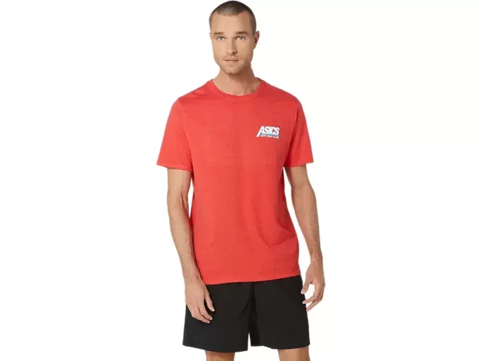 UNISEX ASICS SMSB 1977 RUN CLUB KURZARM-T-SHIRT